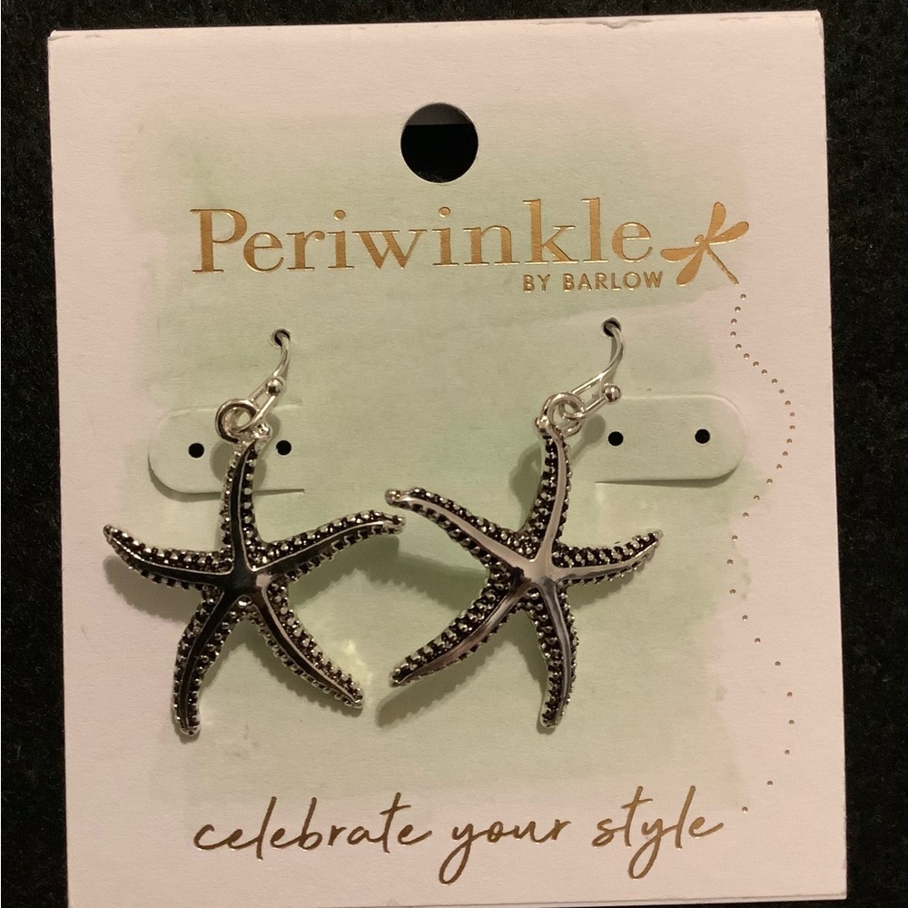 Periwinkle by Barlow Starfish Earrings